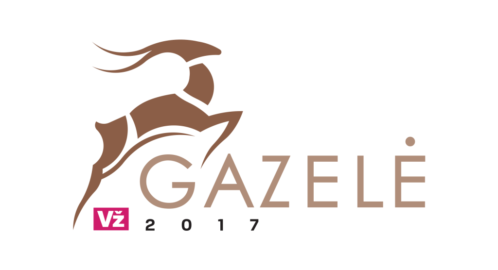 Gazele spalvotas logotipas