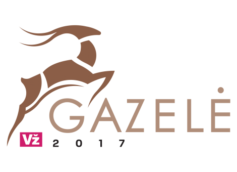 Gazele spalvotas logotipas